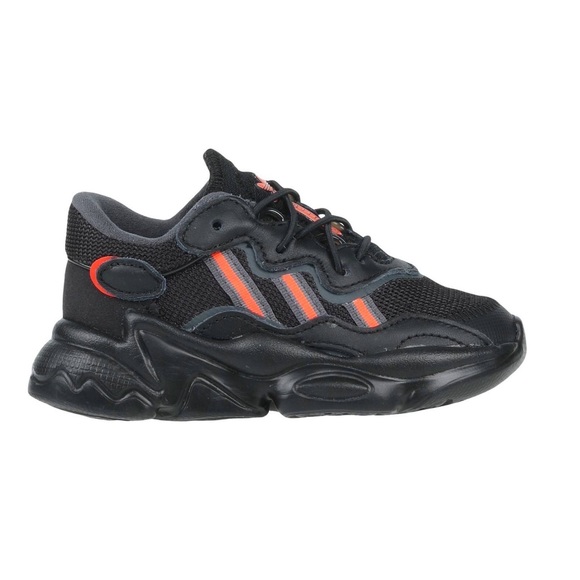 Toddler Adidas size 5C “Ozsweego EL I” black and Orange. - Picture 2 of 11
